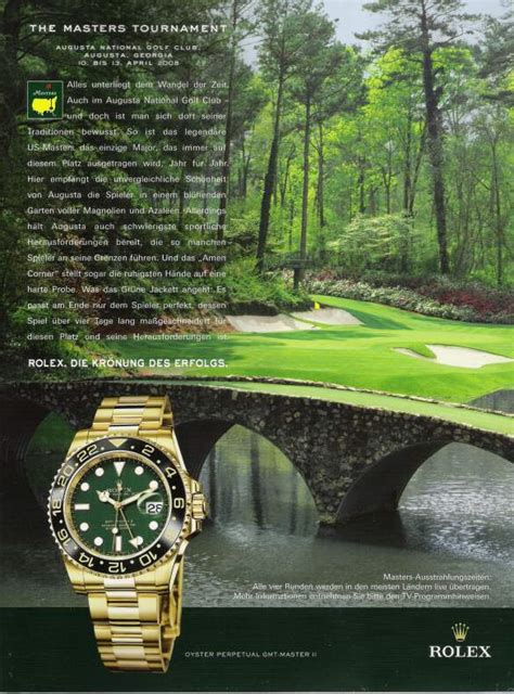 rolex golf advert 2023